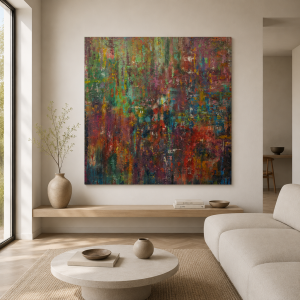 15. "Sinfonía de Color" 2018 Técnica mixta sobre madera