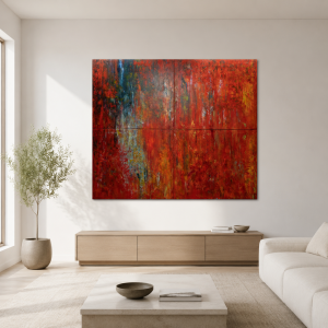 2. "Sinfonía de Color" 2017 Técnica mixta sobre lienzo (CABECERA ESTRELLA 2)