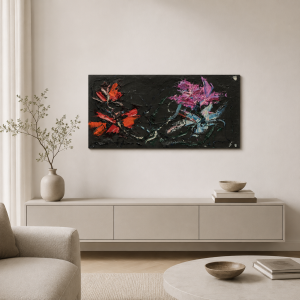 52. "Sinfonía Flower" 2021 Técnica mixta sobre lienzo