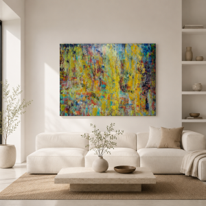 6. "Sinfonía de Color" 2017 Técnica mixta sobre lienzo